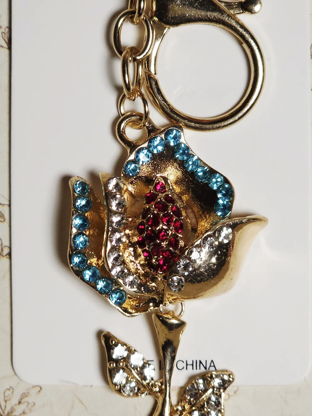 NWT Crystal Rhinestone Bag Charms ✨ Choose Your Vibe:  Cherry, Rose, High Heel✨️